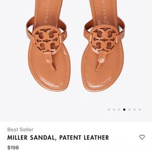 Tory Burch Miller Sandal Size 8
